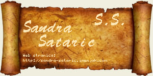 Sandra Satarić vizit kartica